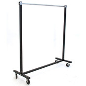 Folding rack with casters - black