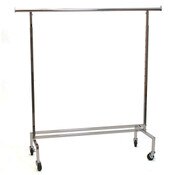 Rolling rack square tube - chrome