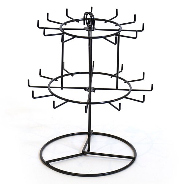 12 Hook Counter Rack - Keychain Display - Counter Rack - Countertop Rack - Keychain  Rack