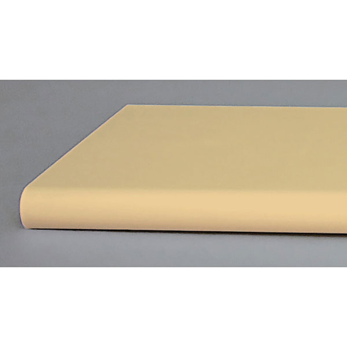 Bullnose shelf 13"x48" - almond