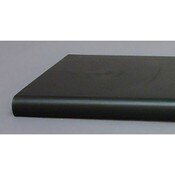 Bullnose shelf 13"x48" - black