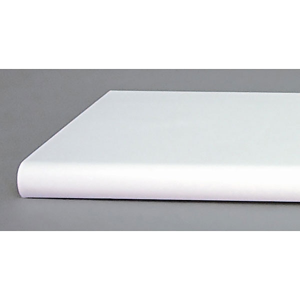 Bullnose shelf 13"x48" - white