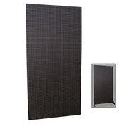 Modular pegboard wall unit 4'x8' - black