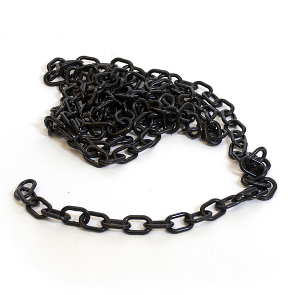 Plastic chain 1" - black 9'/bag