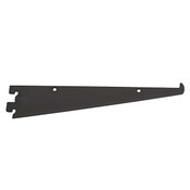 Economy 10 inch Shelf Bracket - Black for half inch slots
