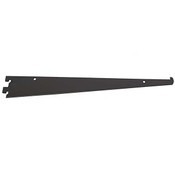 Economy 14 inch Shelf Bracket - Black for half inch slots