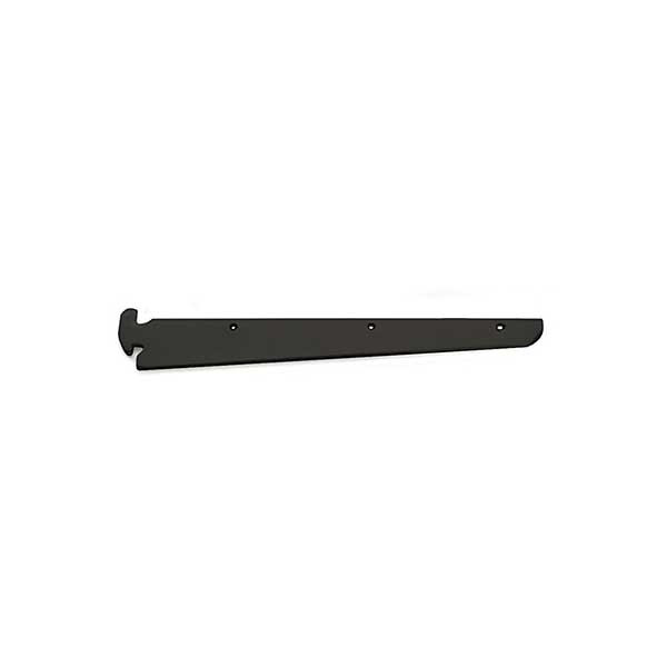 Heavy Duty 10 inch Shelf Bracket For 1 inch Slots- Black