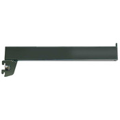 12 inch Rectangular Tube Faceout for half inch slotted standards - black