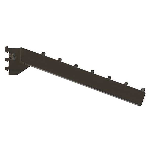 7-cube Rectangular Tube Waterfall for half inch slotted standards - black