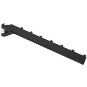 7-cube Rectangular Tube Waterfall for one inch slotted standards - black