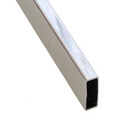 Hangrail rectangular tube 1-1/2" x 4' - chrome