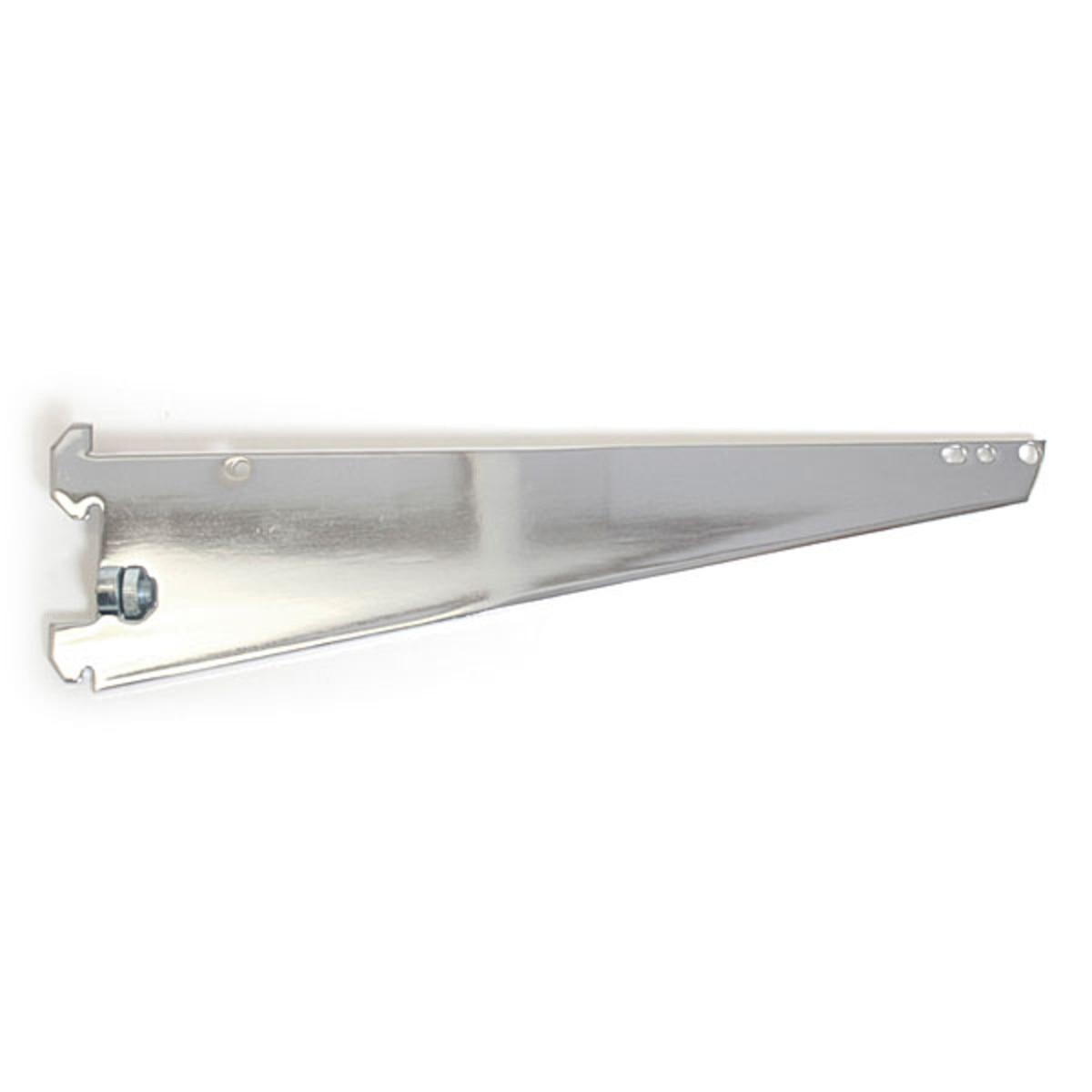 Shelf bracket 12" heavy-duty with lock- 1" slot 2"OC 70 series