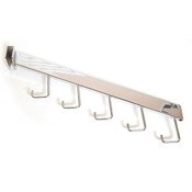Waterfall 5-hook rectangular tubing - chrome