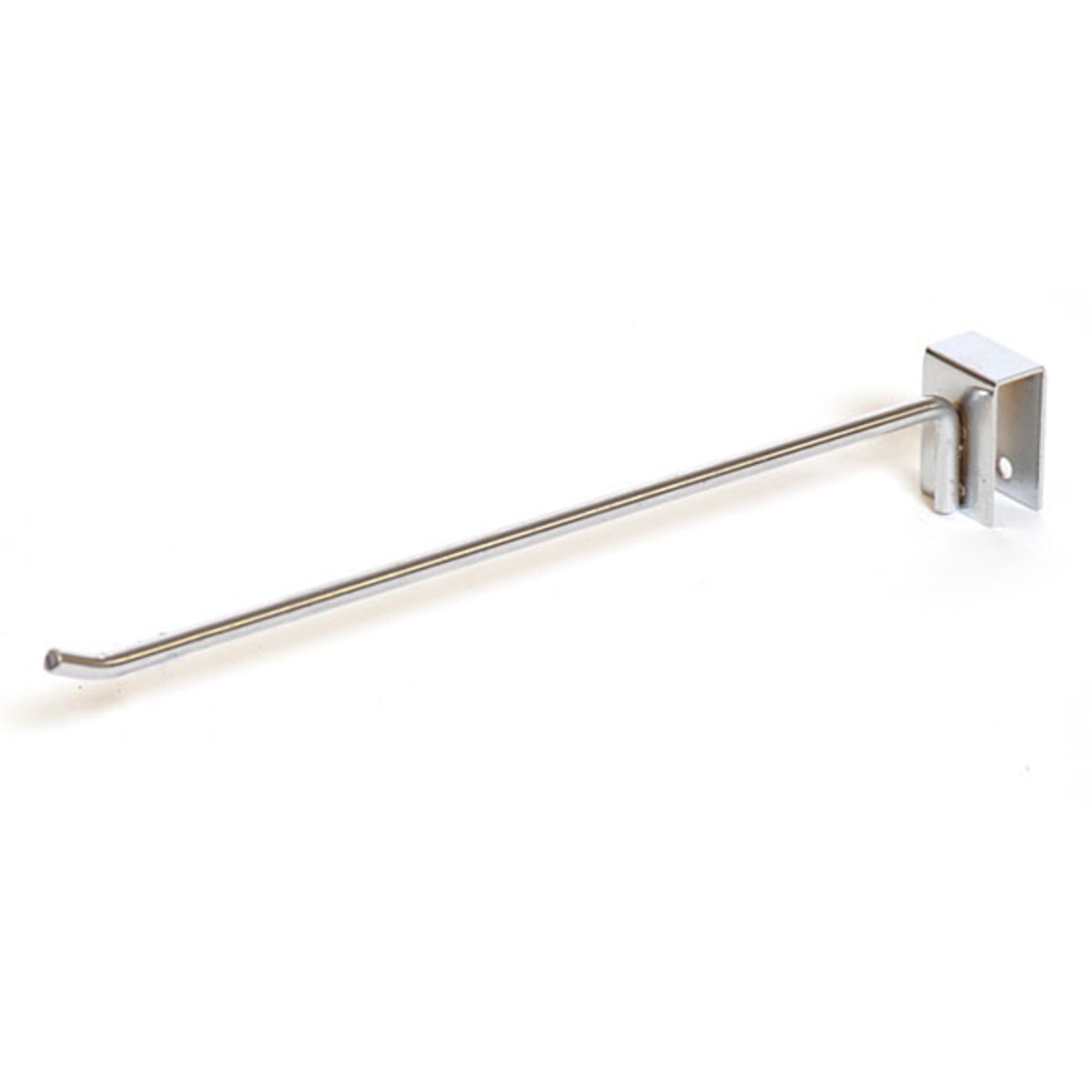 Rectangular tubing hook 10" - chrome