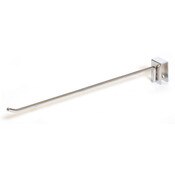Rectangular tubing hook 12" - chrome