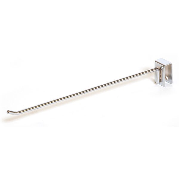 Rectangular tubing hook 12" - chrome