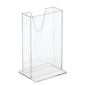 Literature holder counter top 4"x7" - clear acrylic