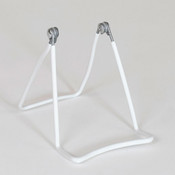 Display easel hinged for adjustability 3-3/4"x4-3/4" - white
