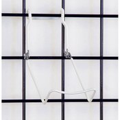 Gridwall easel 3-1/2" wide base - white