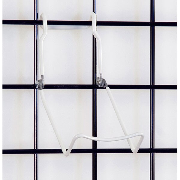 Gridwall easel 3-1/2" wide base - white