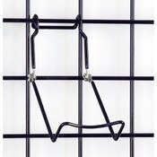Gridwall easel 3-1/2" wide base - black