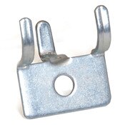 Pegboard picture hook fits 1/8" 3/16" 1/4" pegboard holes or slatwall - zinc