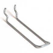 Pegboard loop hook 4" - zinc