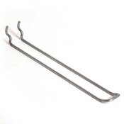 Pegboard loop hook 8" - zinc