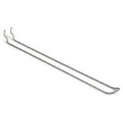 Pegboard loop hook 12" - zinc