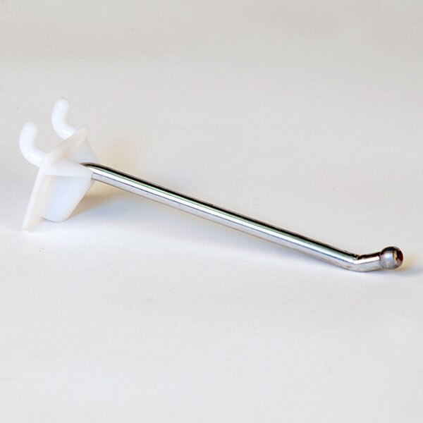 Pegboard Plastic Back Hooks - 4