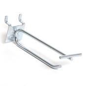 Pegboard scanner hook 4" - zinc