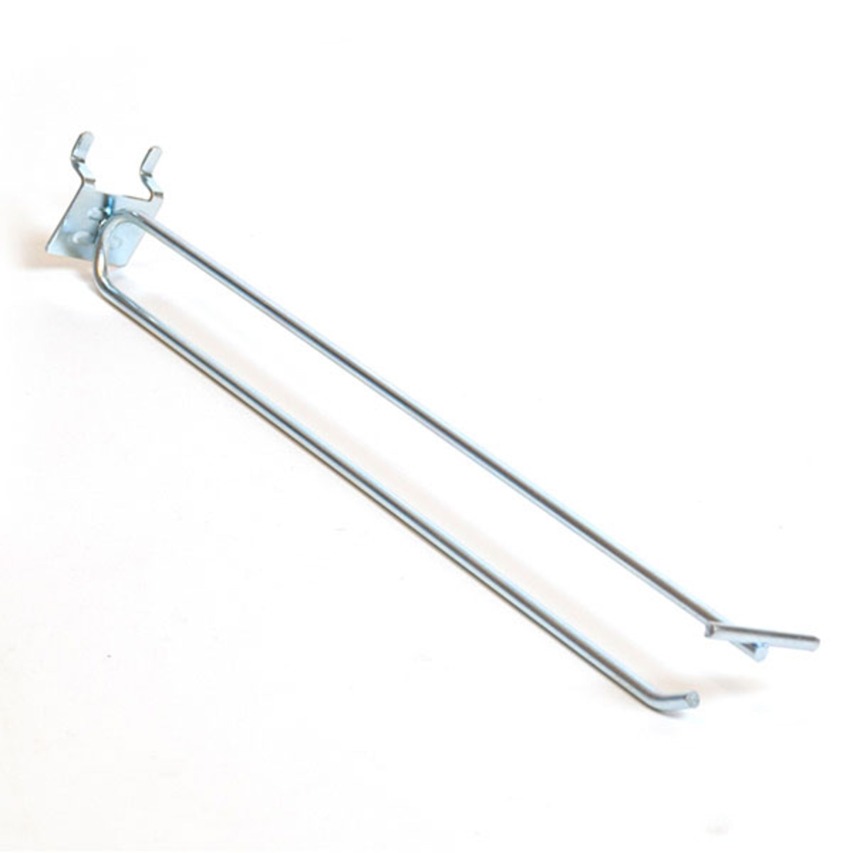 Pegboard scanner hook 12" - zinc
