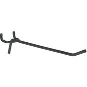 Standard duty pegboard hook 4 inch black