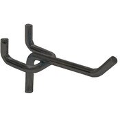 Heavy duty pegboard hook 2 inch black