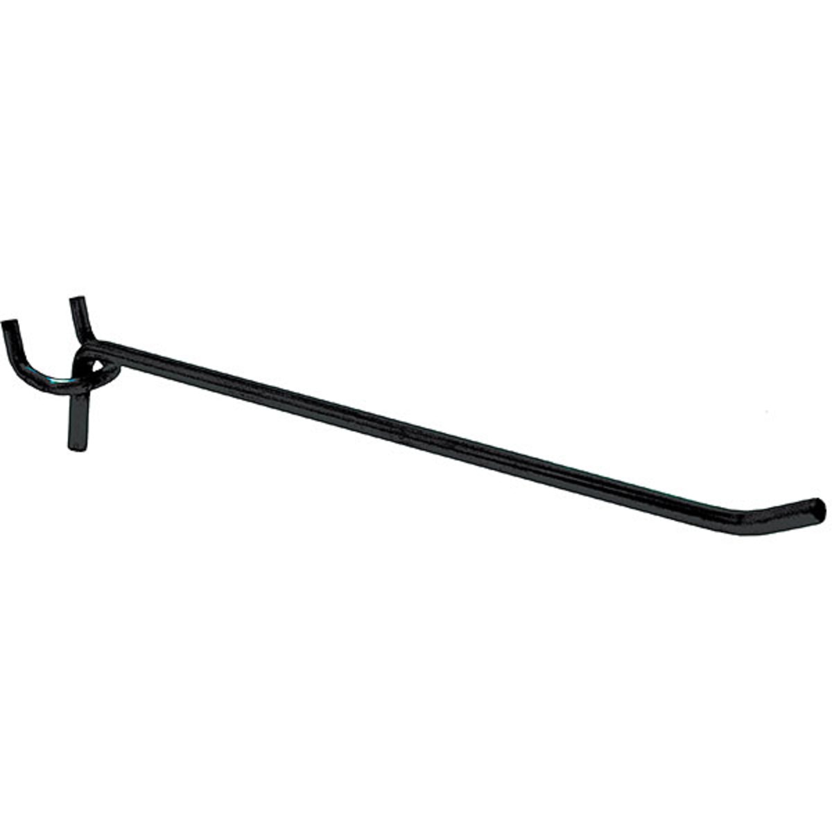 Heavy duty pegboard hook 8 inch black