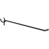 Heavy duty pegboard hook 10 inch black