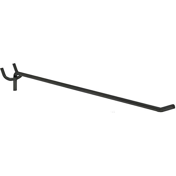 Heavy duty pegboard hook 10 inch black