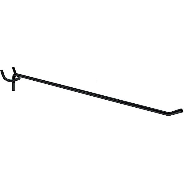 Heavy duty pegboard hook 12 inch black