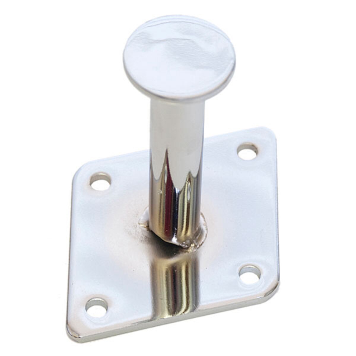 Dressing room hook 3" wall mount - chrome