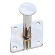 Dressing room hook 3" wall mount - chrome
