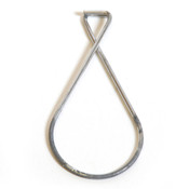 Wire ceiling clip fish clip style - zinc