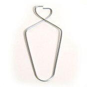 Magna pole ceiling clip fits 1" drop-ceiling track - clear