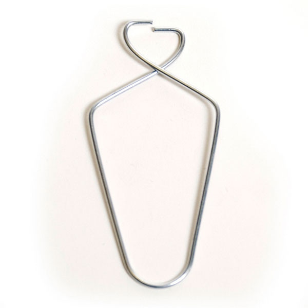Magna pole ceiling clip fits 1" drop-ceiling track - clear