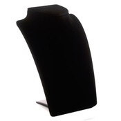 Neck Form with Retractable Stand - black velvet