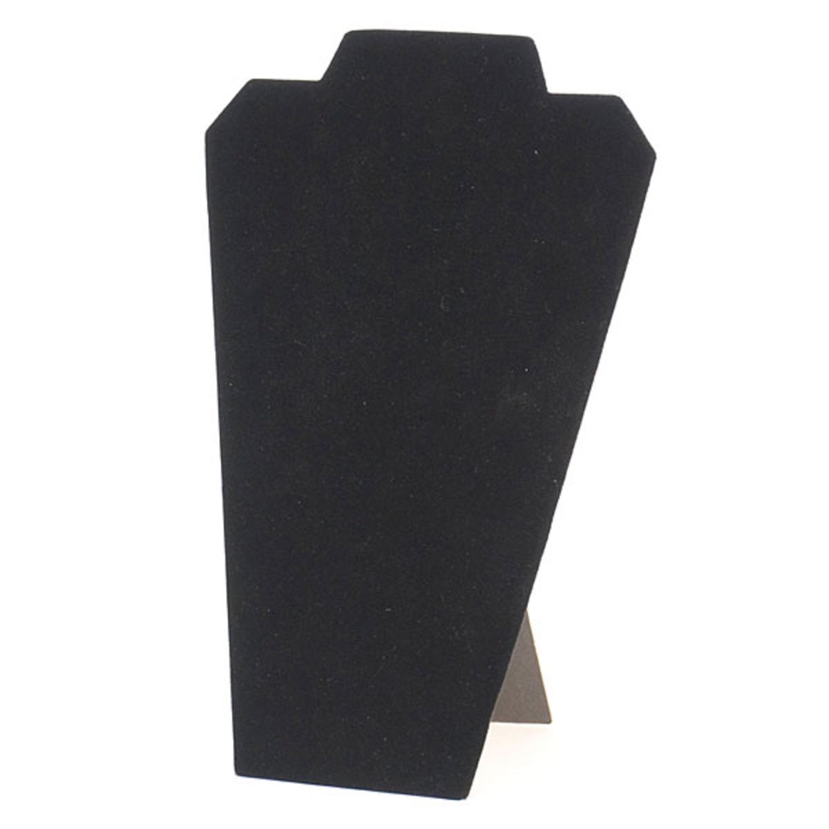Necklace display 12"h x 8-1/4"w - black velvet