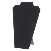 Necklace display 12"h x 8-1/4"w - black velvet