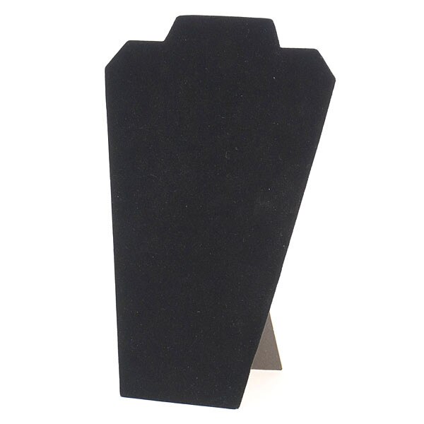 Necklace display 12"h x 8-1/4"w - black velvet