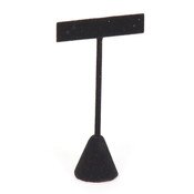 Earring stand rectangular 4-1/2"h - black