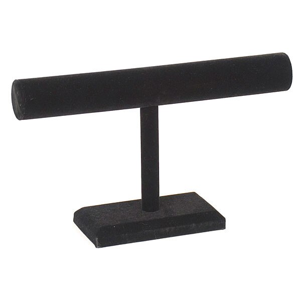 Jewelry T-bar 7"hx12-1/2"w - black