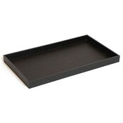 Jewelry tray 1"dx14 3/4"x8 1/4" - black